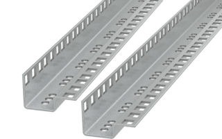 Rail profil&eacute; 19" pour 24U, lot de 2 pi&egrave;ces, pour PRO