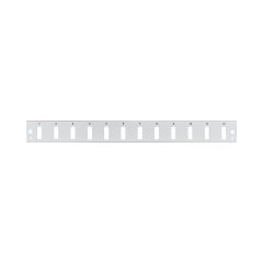 Panneau avant 12 x SC Duplex/LC Quad vertical, gris