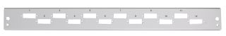 Panneau avant 24 x SC Duplex/LC Quad vertical, gris