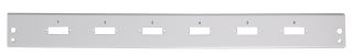 Panneau avant 6 x SC Duplex/LC Quad horizontal, gris
