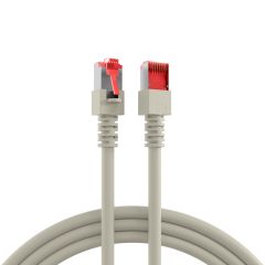Cordon de brassage RJ45 Cat.6 S/FTP LSZH gris 0,25 m