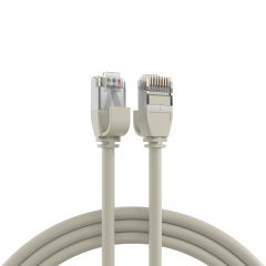 Câble de brassage RJ45 Cat.6A U/FTP TPE 4 mm ultraflex gris 2 m
