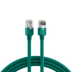 C&acirc;ble de brassage RJ45 Cat.5e F/UTP LSZH Draka UC300 TM11 vert 1 m