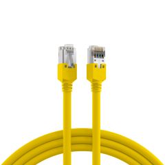 C&acirc;ble de brassage RJ45 Cat.5e F/UTP LSZH Draka UC300 TM11 jaune 2 m