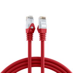 Cordon de raccordement RJ45 Cat.6 U/UTP LSZH CCA rouge 7,5 m