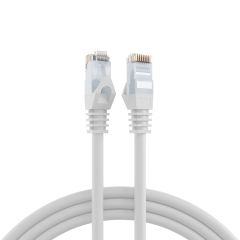 Cordon de raccordement RJ45 Cat.6 U/UTP LSZH CCA blanc 20 m