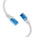 Miniature Cordon de raccordement RJ45 Cat.6A U/UTP LSZH Premium 500 MHz blanc 10 m n°1