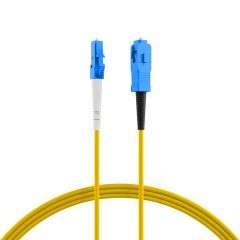 C&acirc;ble patch simplex LC-SC OS2 G657A2 5 m LSZH 2 mm jaune