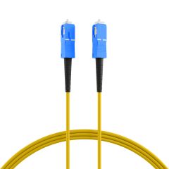 C&acirc;ble patch simplex SC-SC OS2 G657A2 3 m LSZH 3 mm jaune
