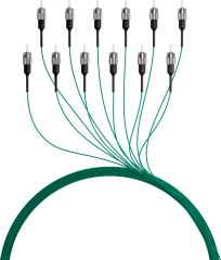 Pigtail en fibre ST OM2 Vert 2 m - 1 pi&egrave;ce