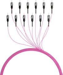 Pigtail en fibre ST OM4 Heightr violet 2 m - 1 pi&egrave;ce