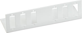Plaque de distribution, RAL7035 12 adaptateurs ST ou FC (trou en D)