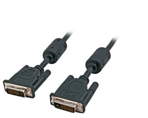 C&acirc;ble DVI-D Dual Link, 2x DVI-D 24+1, MM, AWG 30, 3,0 m, noir