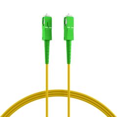C&acirc;ble patch simplex SC/APC-SC/APC OS2 G657A2 10 m LSZH 3 mm jaune