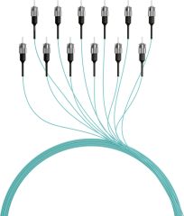 Pigtail en fibre ST OM3 Aqua 2 m - 1 pi&egrave;ce